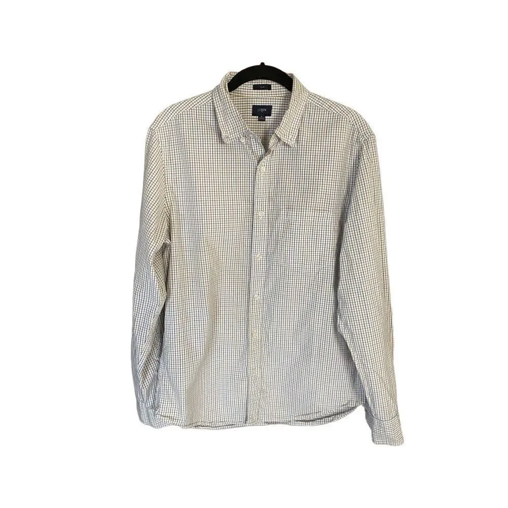 J.Crew slim men’s long sleeve button down shirt, size medium